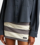 Miu Miu Frayed denim shirt