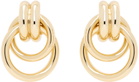 ANINE BING Gold Double Knot Earrings