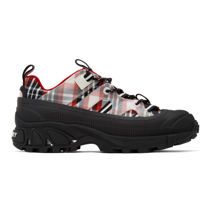 Burberry Black and Red Arthur Story Sneakers Burberry