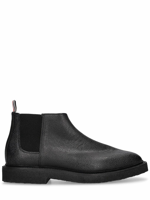Photo: THOM BROWNE - Mid Top Chelsea Boots W/ Crepe Sole