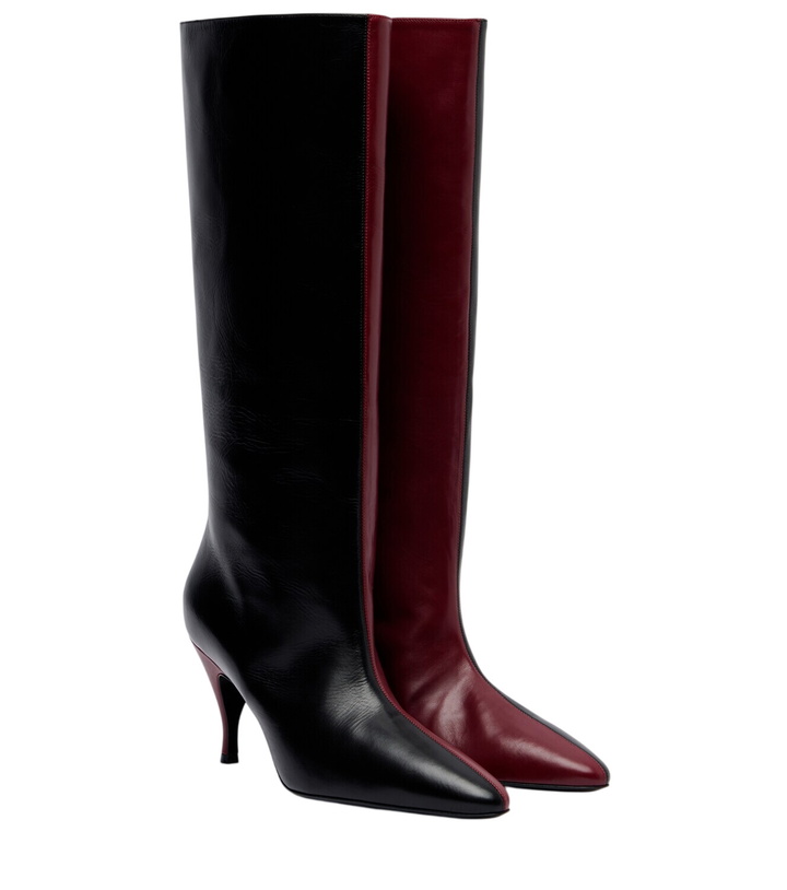 Photo: Herbert Levine Two Faced leather knee-high boots
