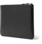 Comme des Garçons - Logo-Debossed Leather Pouch - Black