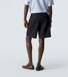 Zegna Cotton and linen shorts