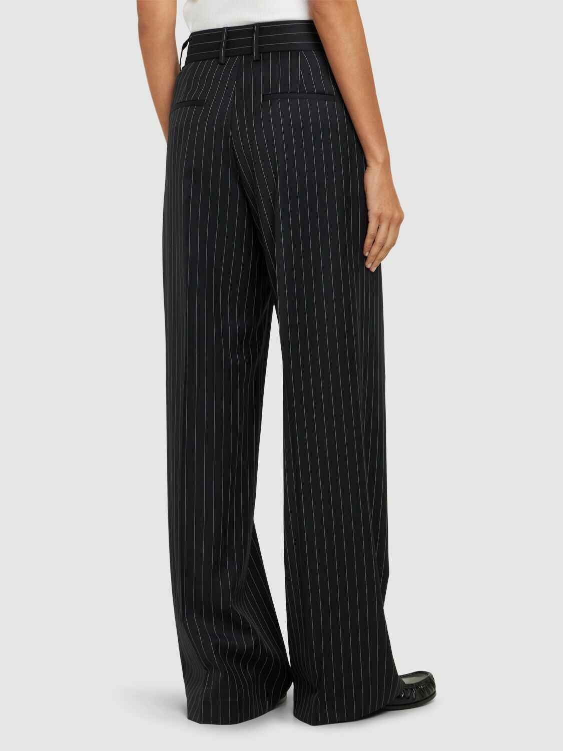 Msgm Trousers In Wool Suiting 3541mdp19237606 12 main image 0