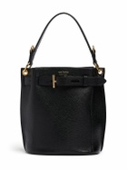 TOM FORD Mini Audrey Grain Leather Bucket Bag