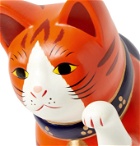 BY JAPAN - Beams Chugai Toen Fortune Cat Figurine - Orange