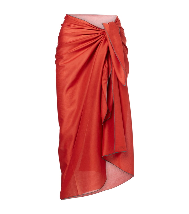 Photo: Eres Cabine cotton beach cover-up