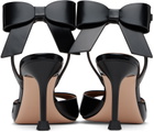 SHUSHU/TONG Black Bow Heeled Sandals