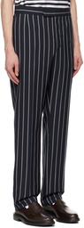 Thom Browne Navy Stripe Classic Trousers