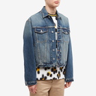 Kenzo Paris Men's Stone Denim Trucker Jacket in Medium Stone Blue Denim