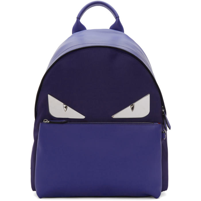 Fendi blue backpack new arrivals