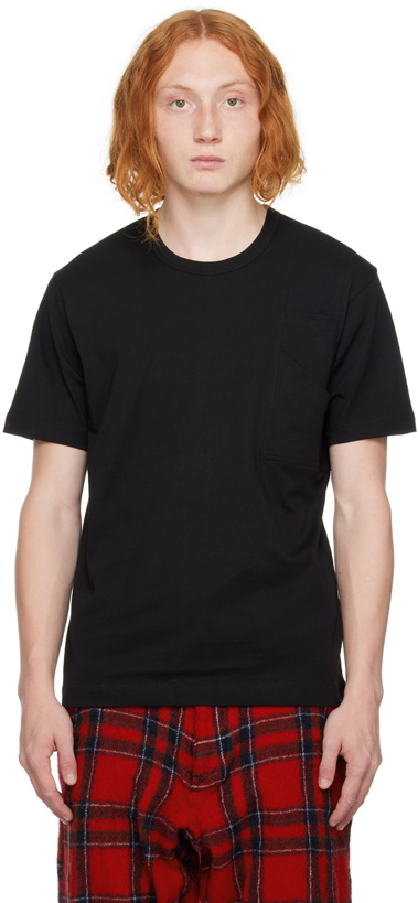 Photo: Comme des Garçons Shirt Black Pocket T-Shirt