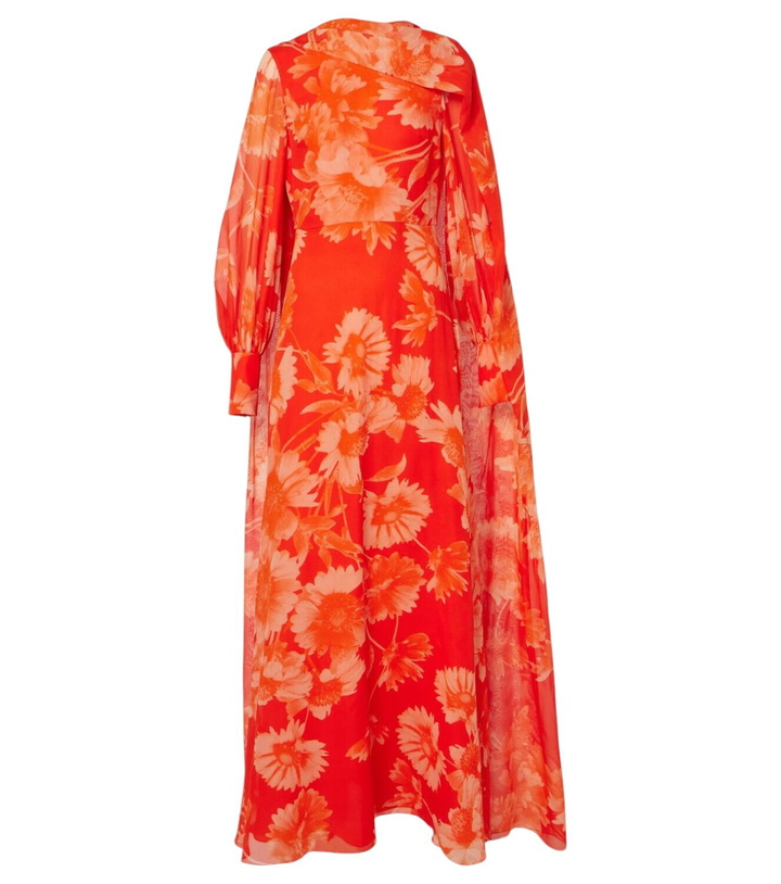 Photo: Erdem Caped floral silk gown