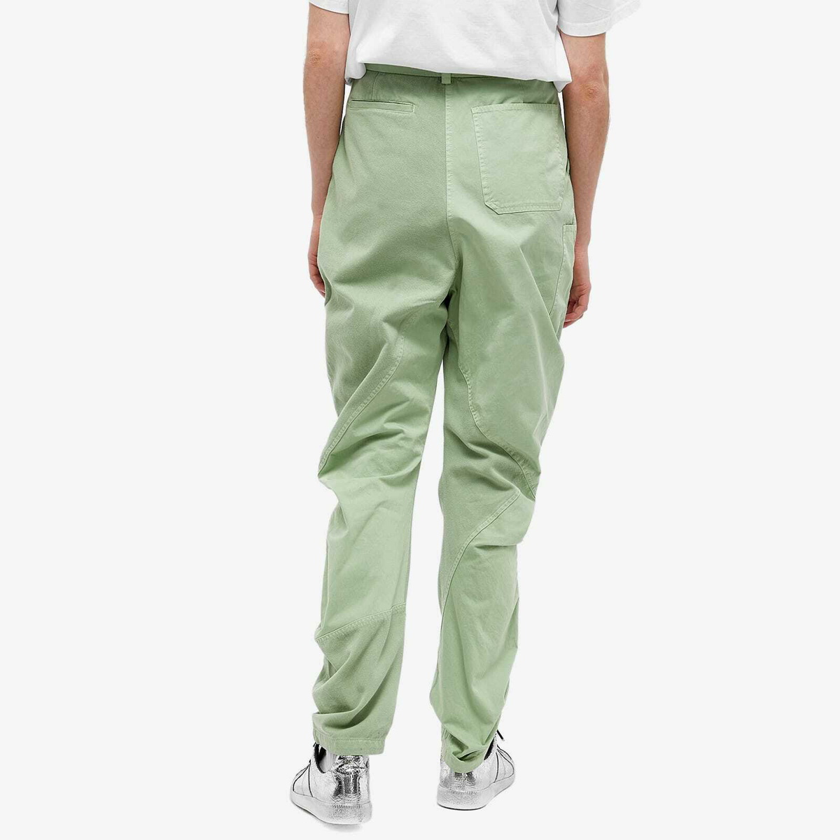 Womens JW Anderson blue Twisted Tapered Trousers