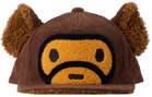 BAPE Kids Brown Baby Milo Bear Cap