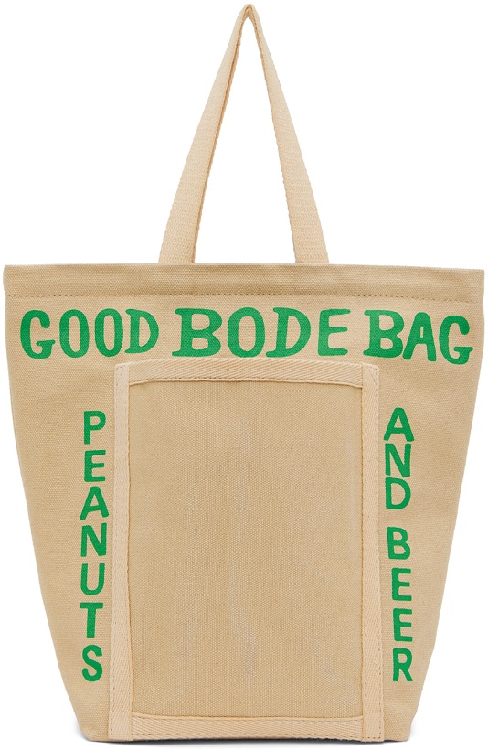Photo: Bode Beige & Green Small Beer Tote