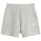 Anine Bing Women's Kam Sweat Shorts in White/Black