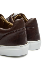 Oliver Sweeney Kendal Panelled Leather Sneakers Brown