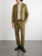 Beams Plus - Ivy Straight-Leg Cotton-Twill Trousers - Green