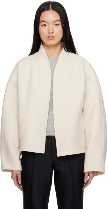 Photo: House of Dagmar Off-White Doublé Jacket