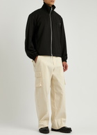 Helmut Lang Wool Bomber Jacket Black