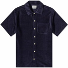 Oliver Spencer Men's Riviera Short Sleeve Jersey Shirt in Dark Navy