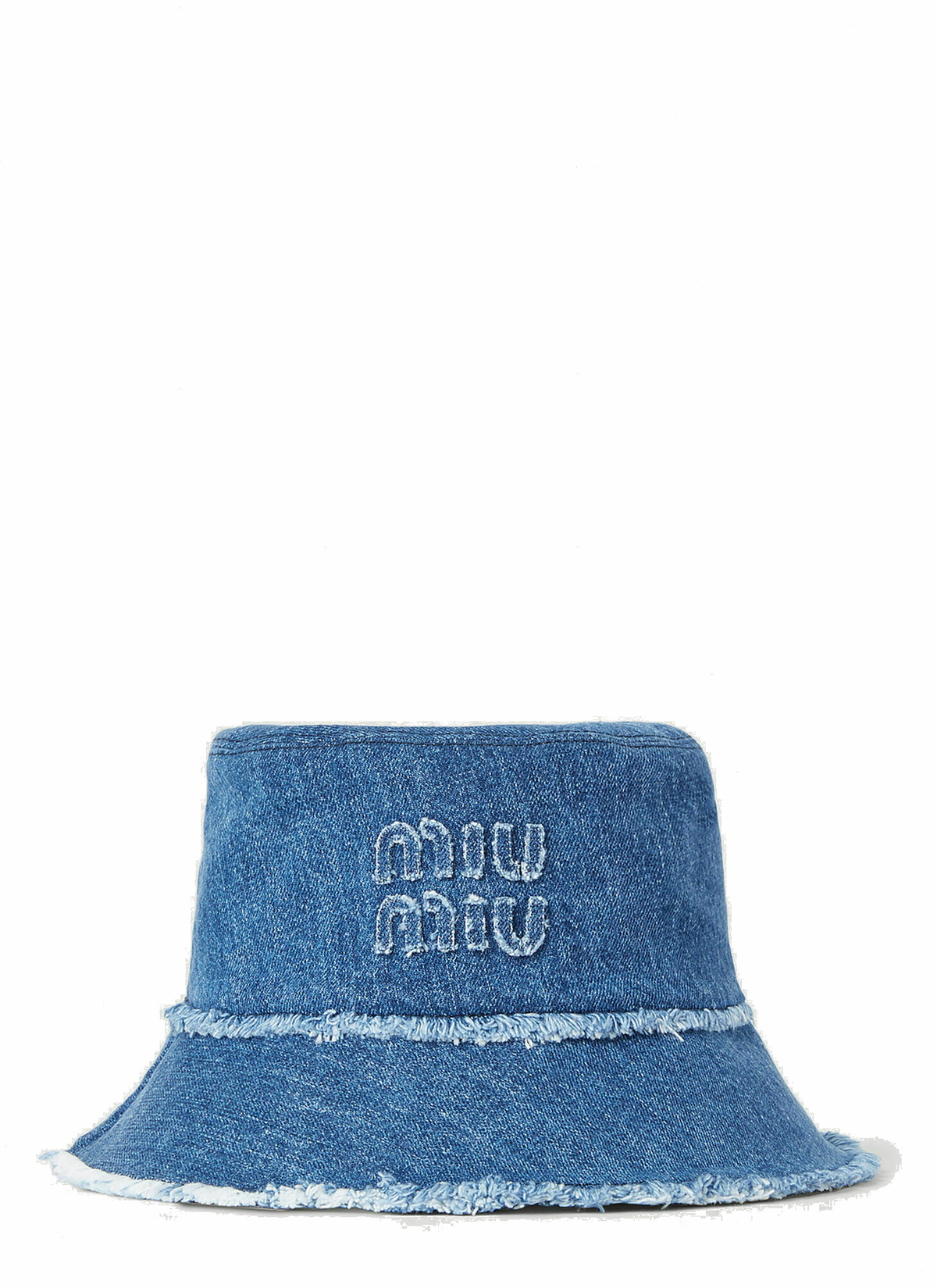 Miu miu discount hat denim