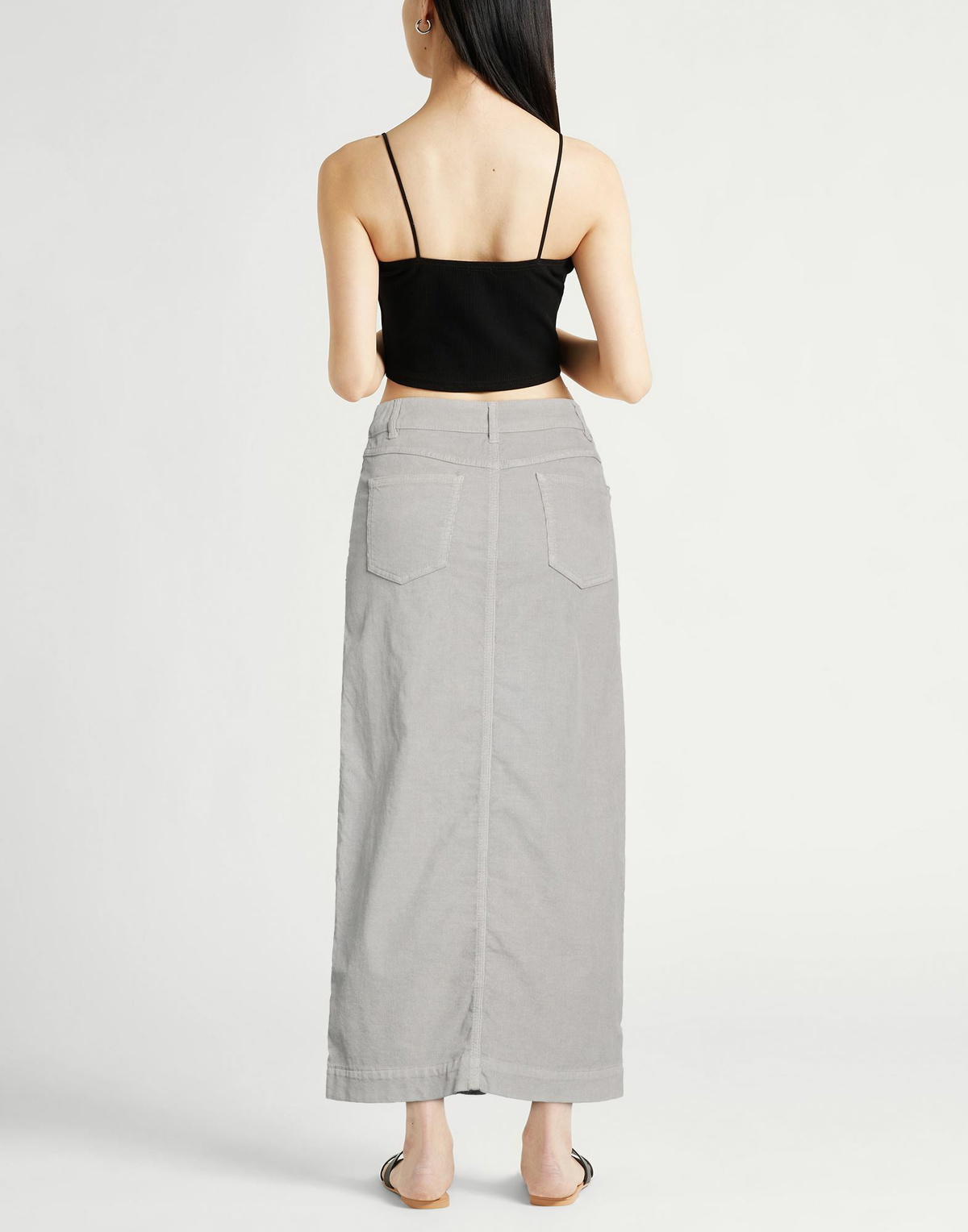 Peserico Womens Midi skirt in Grey