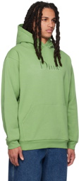 Dime Green Embroidered Hoodie