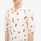 AMIRI Men's Dice Bowling Shirt in Alabaster