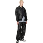 adidas Originals Black A-Type Firebird Leather Pants