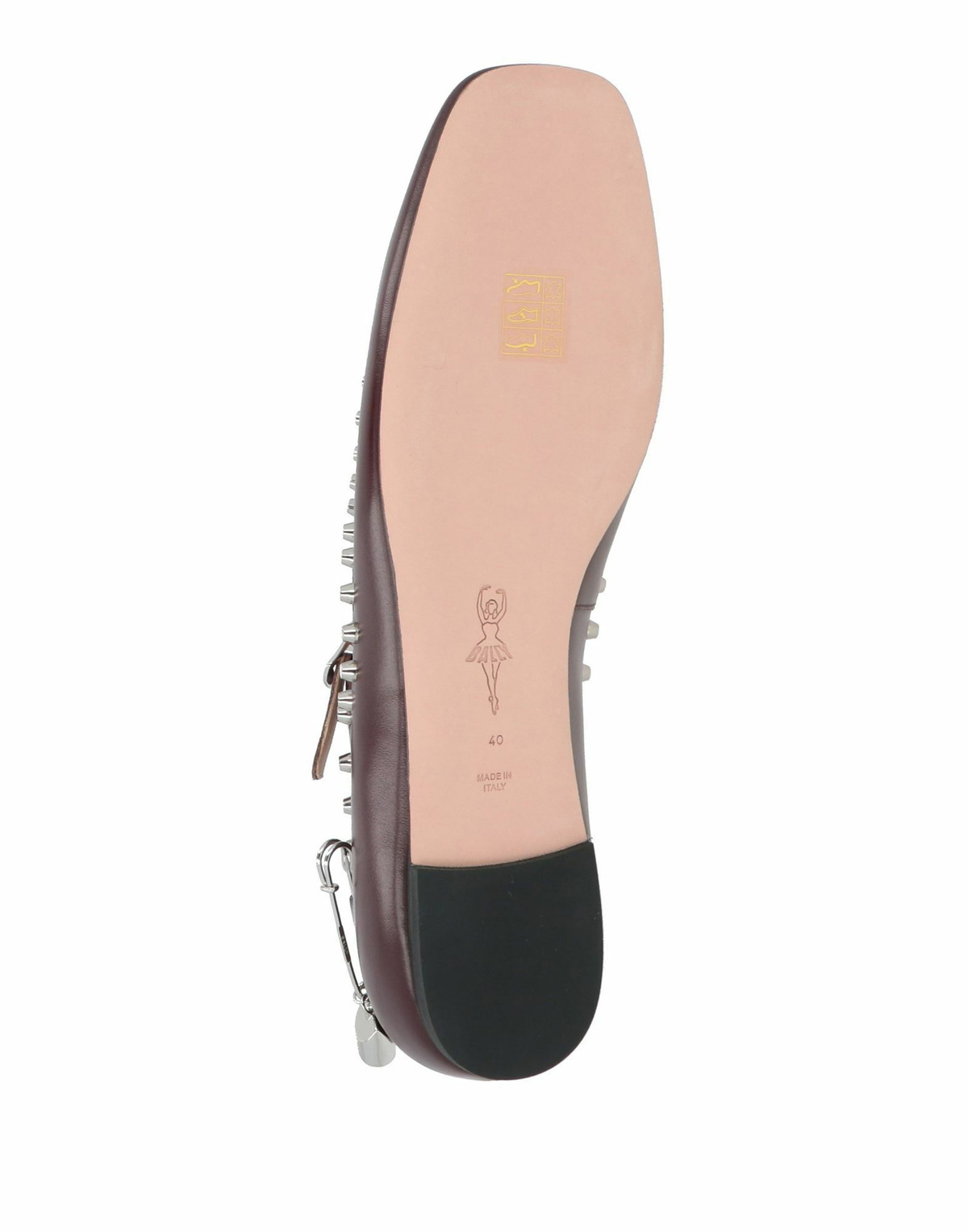 Bally Womens Ballet flats Burgundy