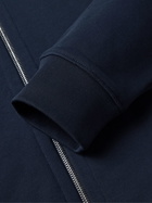 Handvaerk - Pima Cotton-Jersey Varsity Jacket - Blue