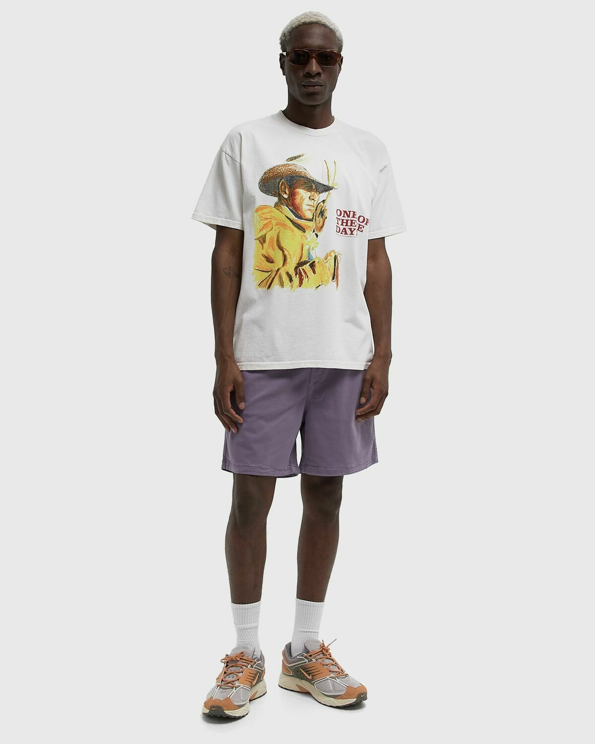 One of these Days TOMORROW NEVER KNOWS TSHIRT White Mens Shortsleefe