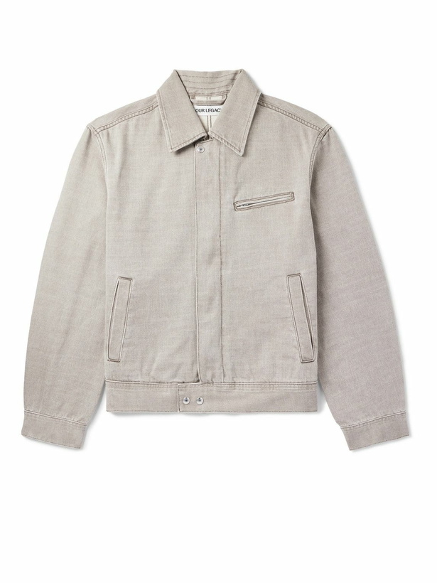 Photo: Our Legacy - Miller Denim Jacket - Gray
