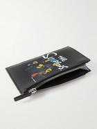 Balenciaga - The Simpsons Printed Leather Zipped Cardholder