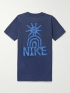 Nike Kidswear - Logo-Print Cotton-Jersey T-Shirt - Blue