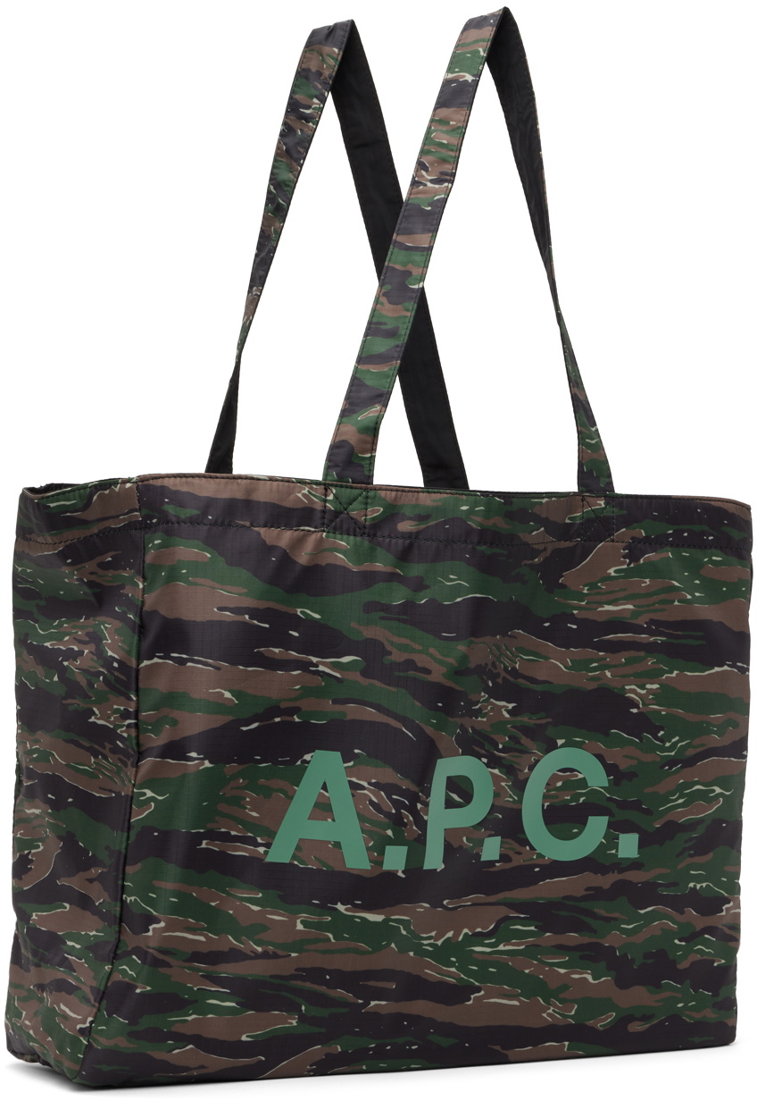 A.P.C. Reversible Khaki Diane Tote A.P.C.