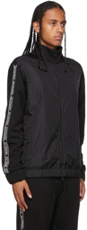 Moncler Black Knit Zip-Up Jacket