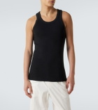 Auralee Ribbed-knit cotton tank top