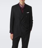Kiton Pinstriped wool and cashmere suit
