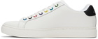 PS by Paul Smith White & Multicolor Rex Low Sneakers