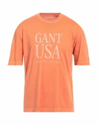 Gant Mens T-shirt in Orange