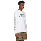 Aries White Warriors Long Sleeve T-Shirt