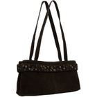 OSOI Brown Shoulder Brocle Mini Bag