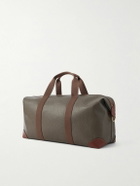 Mulberry - Heritage Medium Clipper Leather-Trimmed Scotchgrain Weekend Bag