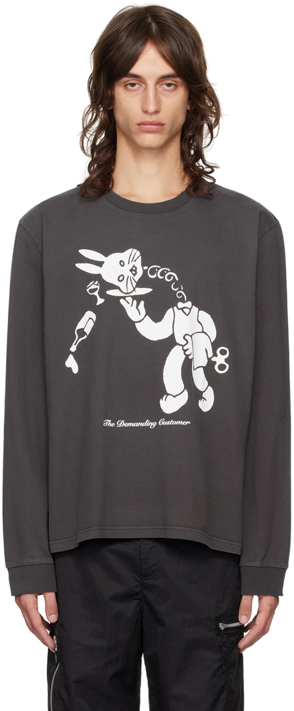 OUR LEGACY Gray Tour Long Sleeve T-shirt Our Legacy