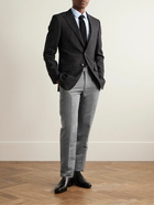 TOM FORD - Shelton Slim-Fit Cotton and Silk-Blend Suit Trousers - Gray