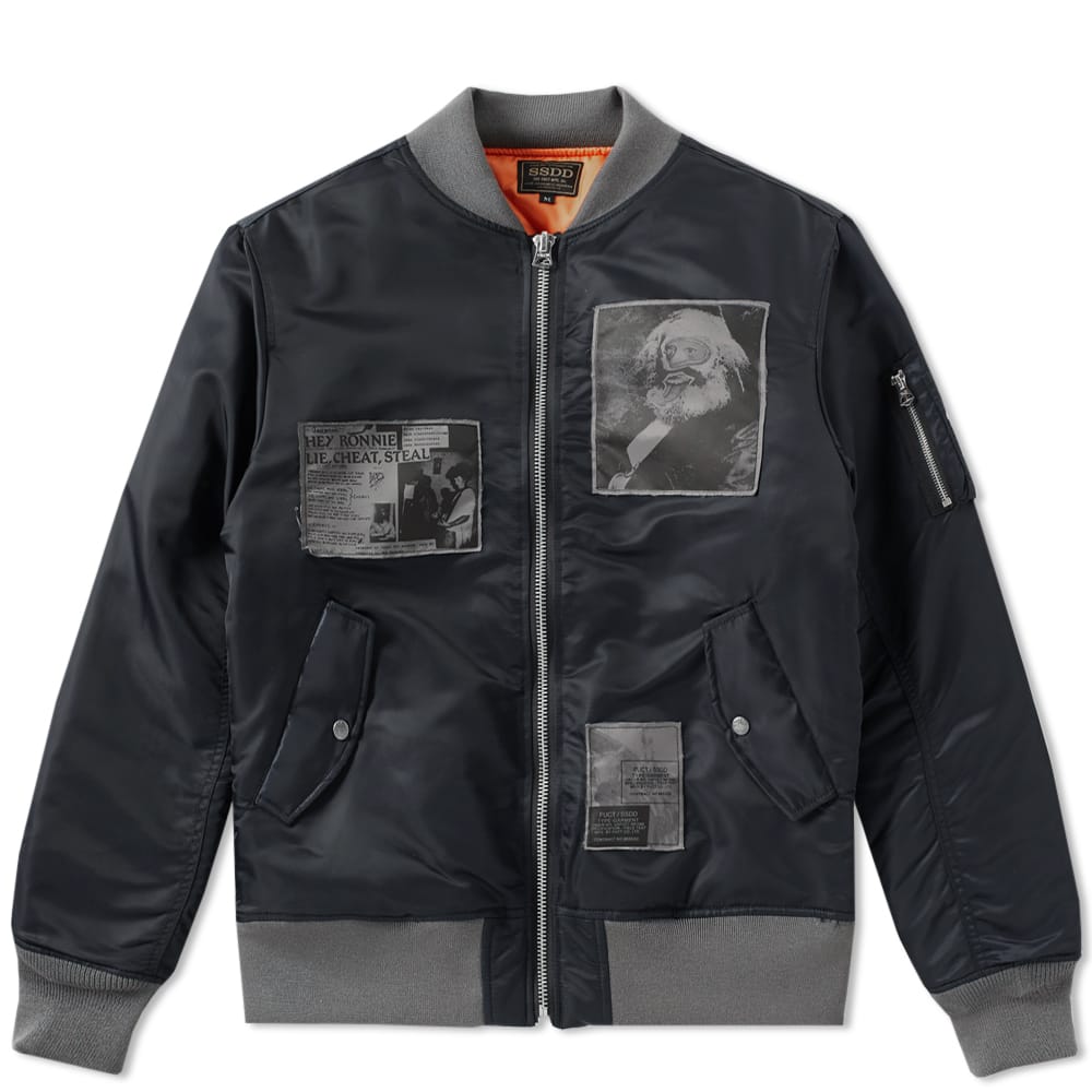 FUCT SSDD Tiger OG Bear Coach Jacket FUCT SSDD x Neighborhood