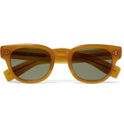 Eyevan 7285 - D-Frame Acetate Sunglasses - Yellow